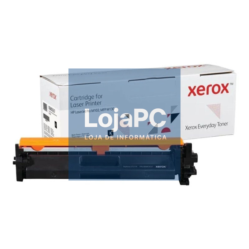 Tóner compatível Xerox 006R03637 compatível com HP CF217A/ 1600 páginas/ Preto