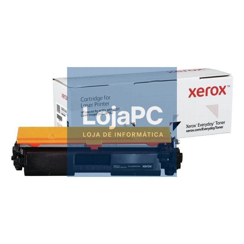 Tóner compatível Xerox 006R03640 compatível com HP CF230A/CRG-051/ 1600 páginas/ Preto