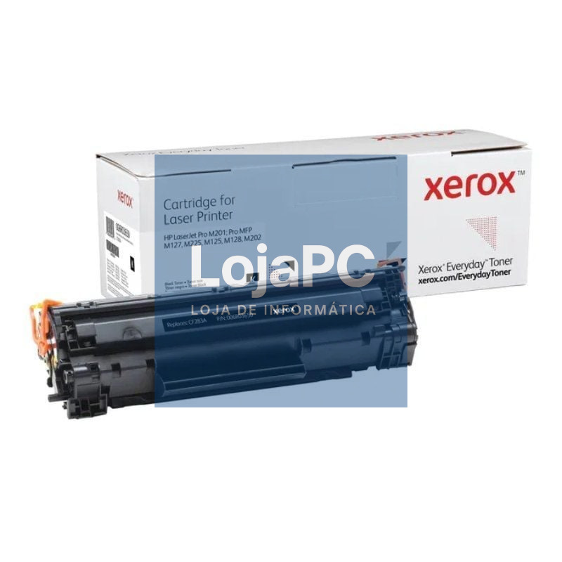 Tóner compatível Xerox 006R03650 compatível com HP CF283A/ 1500 páginas/ Preto