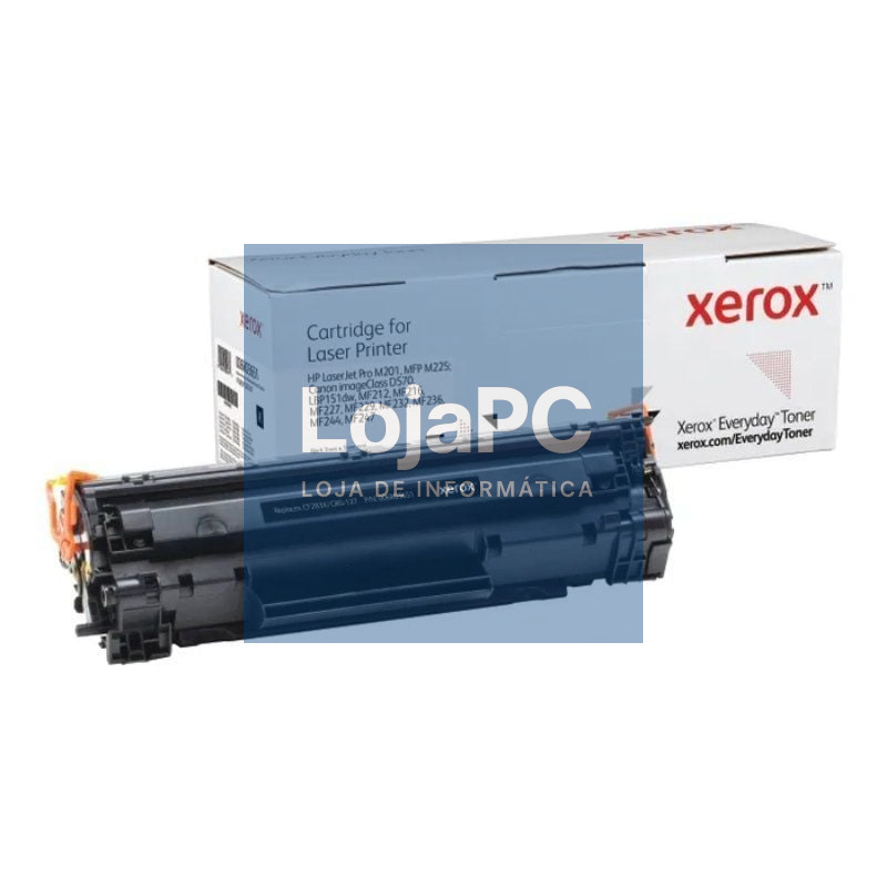 Tóner compatível Xerox 006R03651 compatível com HP CF283X/CRG-137/ 2200 páginas/ Preto