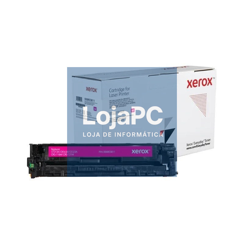 Tóner compatível Xerox 006R03811 compatível com HP CF213A/CB543A/CE323A/CRG-116M/CRG-131M/ 1800 páginas/ Magenta