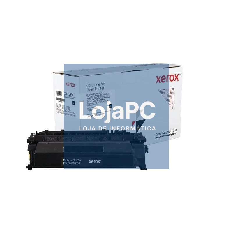 Tóner compatível Xerox 006R03838 compatível com HP CE505A/ CRG-119/ GPR-41/ 2300 páginas/ Preto
