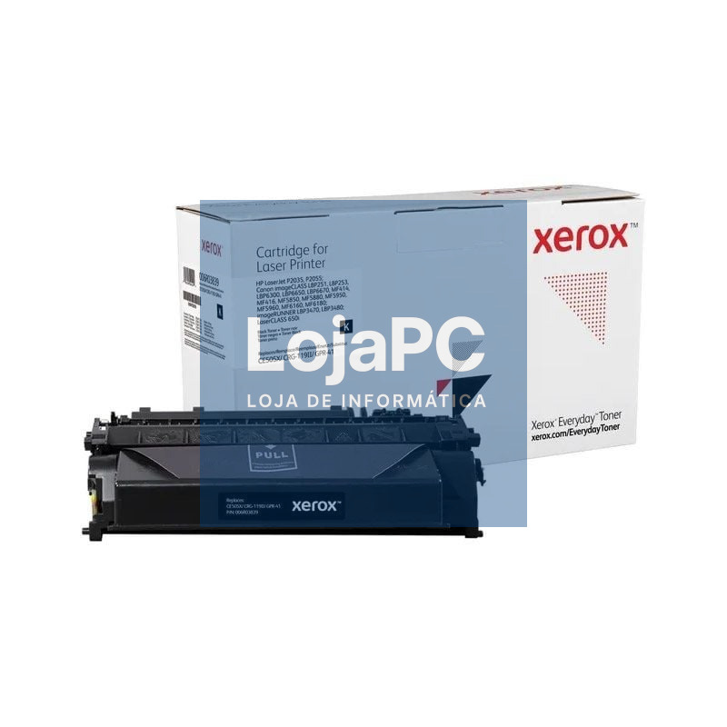 Tóner compatível Xerox 006R03839 compatível com HP CE505X/ CRG-119II/ GPR-41/ 6500 páginas/ Preto