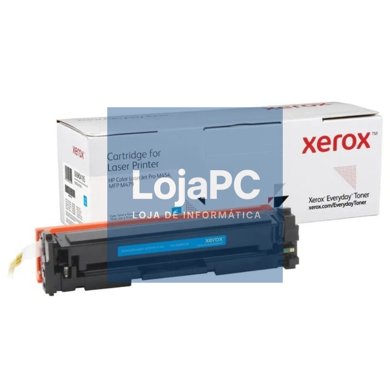 Tóner compatível Xerox 006R04185 compatível com HP W2031A/ 2100 páginas/ Ciano