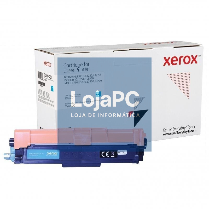 Tóner compatível Xerox 006R04231 compatível com Brother TN-247C/ Ciano