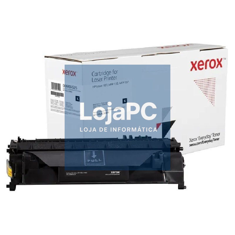 Tóner compatível Xerox 006R04525 compatível com HP 106A/ 1000 páginas/ Preto
