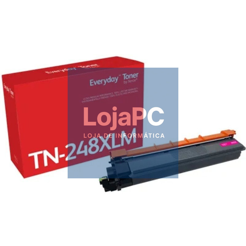 Tóner compatível Xerox 006R04877 compatível com Brother TN248XLM Alta Capacidade/ Magenta