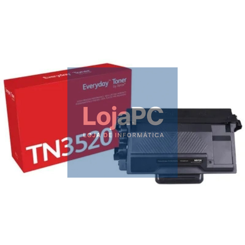 Tóner compatível Xerox 006R05201 compatível com Brother TN3520 Alta Capacidade/ 20000 páginas/ Preto