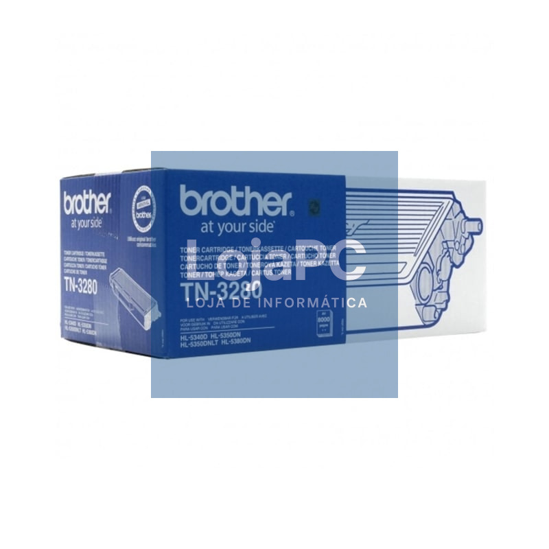 Tóner Original Brother TN-3280 Alta Capacidade/ Preto