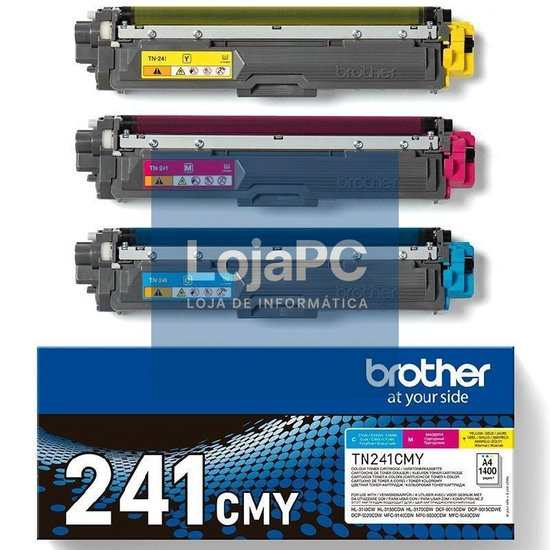 Tóner Original Brother TN241CMY Multipack/ Ciano/ Magenta/ Amarelo