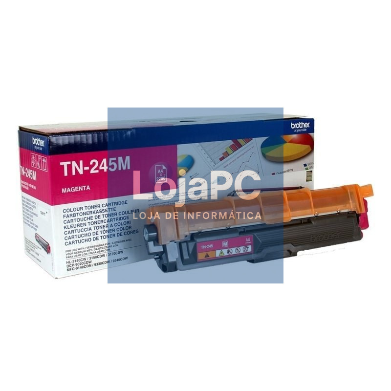 Tóner Original Brother TN-245M Alta Capacidade/ Magenta