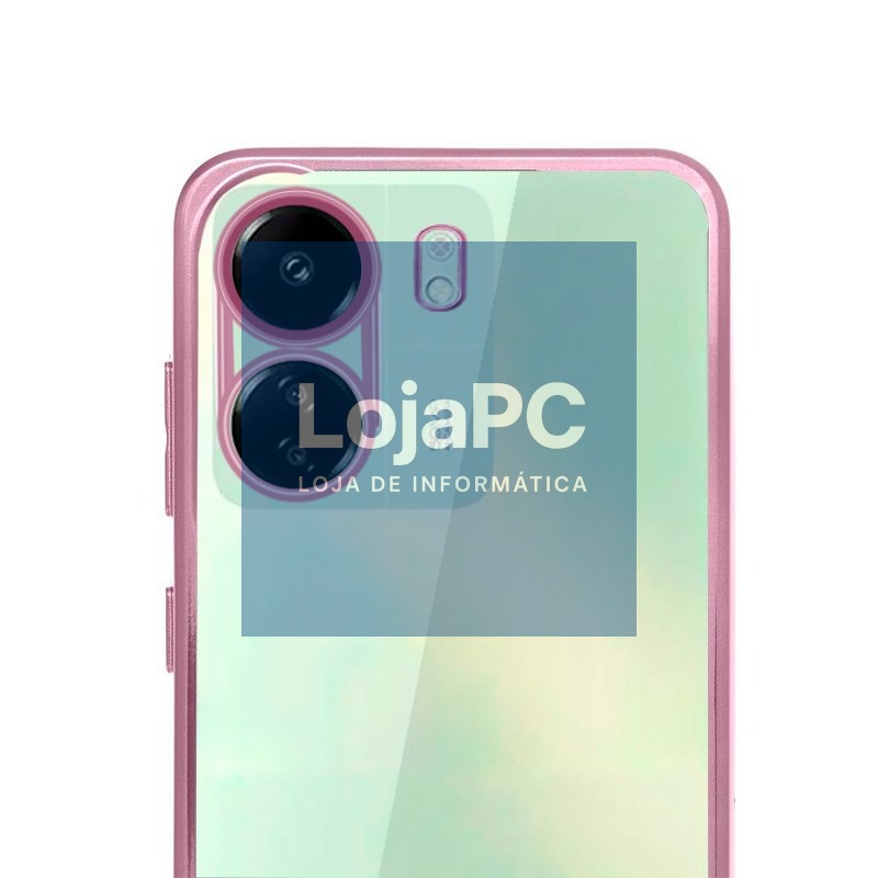 COOL Case for Xiaomi Redmi 13C / 13C 5G / Poco C65 Metallic Edge (Pink) — imagem 4