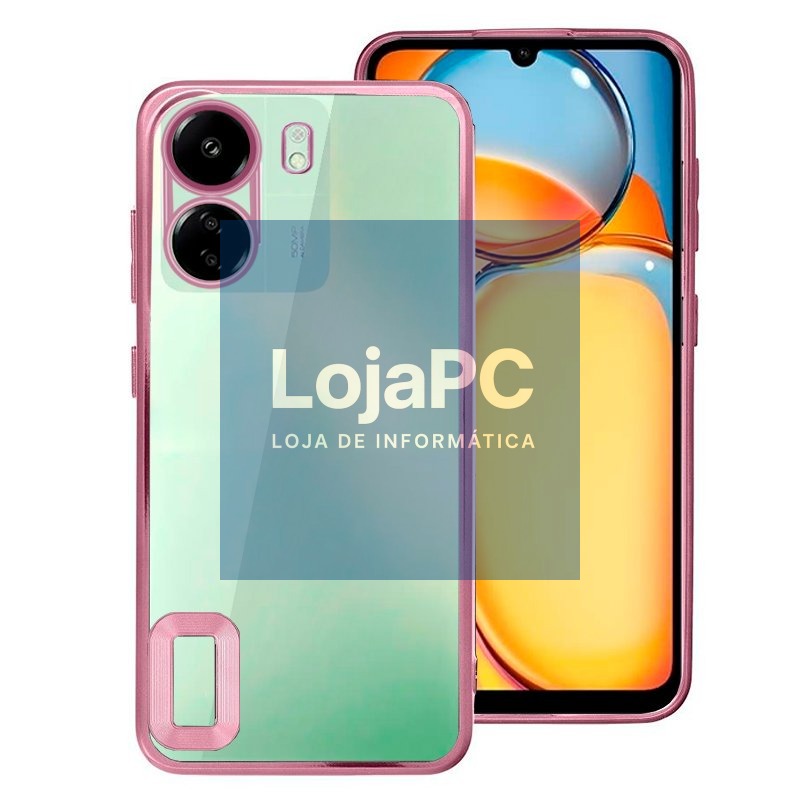 COOL Case for Xiaomi Redmi 13C / 13C 5G / Poco C65 Metallic Edge (Pink)
