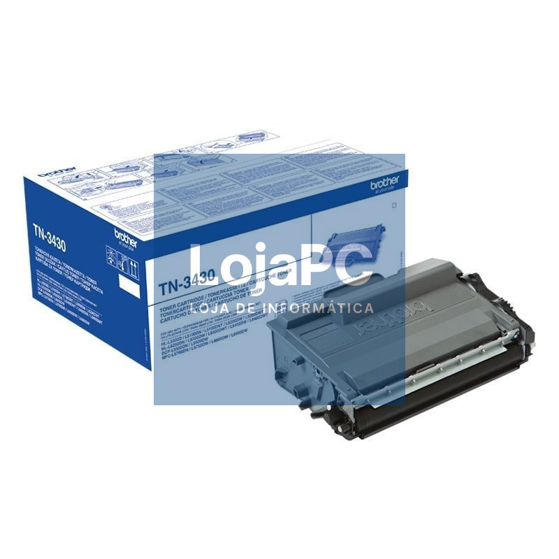 Tóner Original Brother TN-3430/ Preto