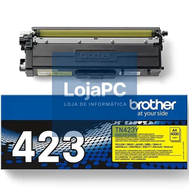Tóner Original Brother TN-423Y Alta Capacidade/ Amarelo