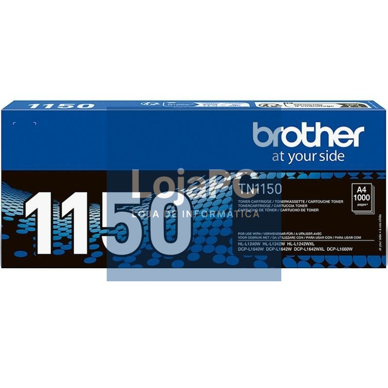 Tóner Original Brother TN1150/ Preto