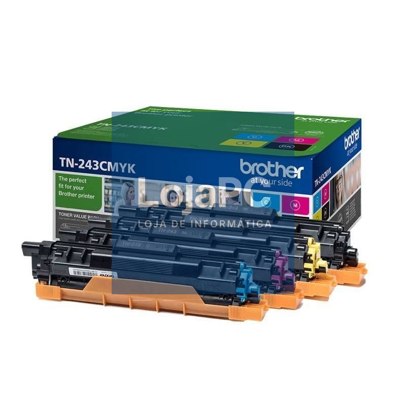 Tóner Original Brother TN-243CMYK Multipack/ Ciano/ Magenta/ Amarelo/ Preto