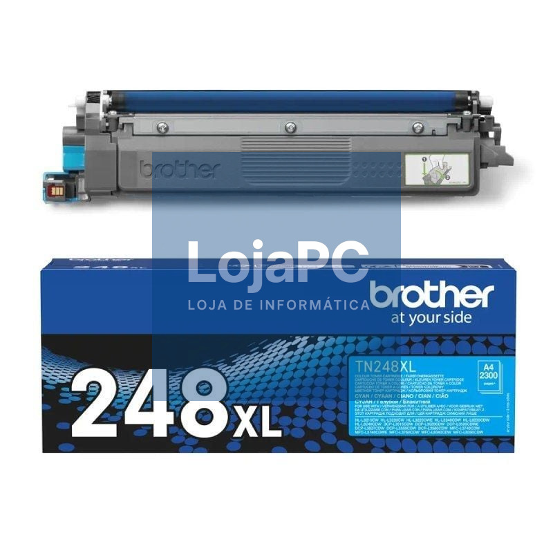 Tóner Original Brother TN248XLC Alta Capacidade/ Ciano