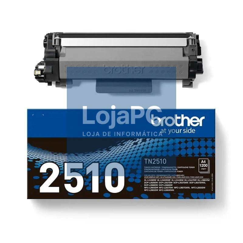 Tóner Original Brother TN2510/ Preto