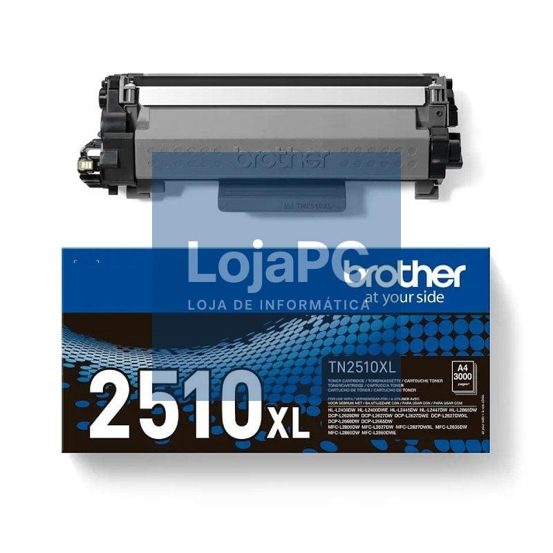 Tóner Original Brother TN2510XL Alta Capacidade/ Preto