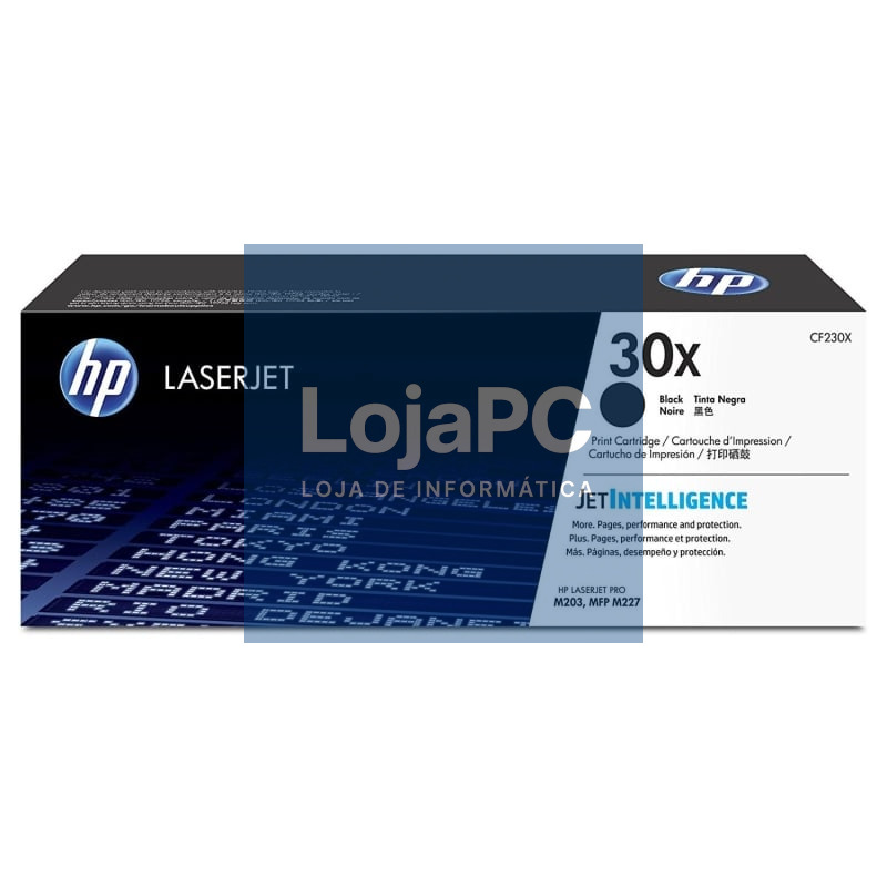 Tóner Original HP nº30X XL Alta Capacidade/ Preto