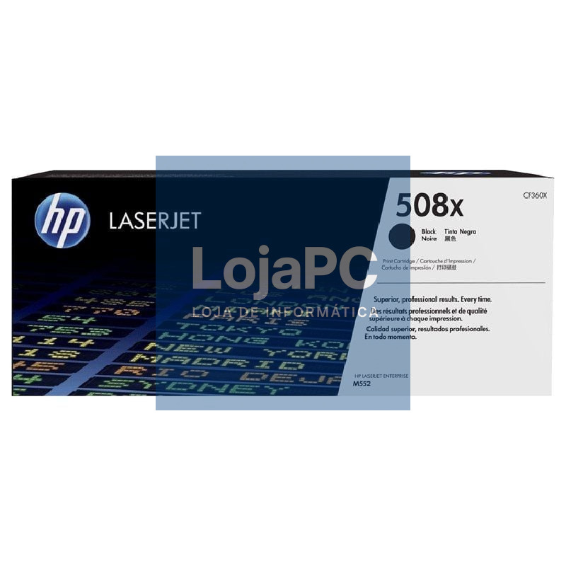 Tóner Original HP nº508X XL Alta Capacidade/ Preto