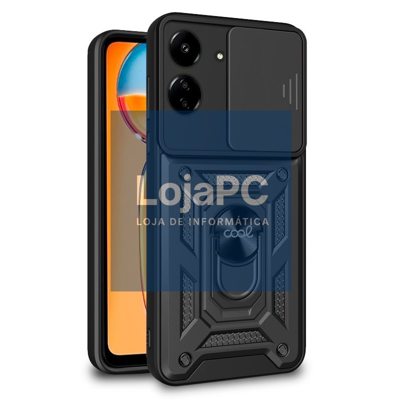 COOL Case for Xiaomi Redmi 13C / Poco C65 Hard Ring Black