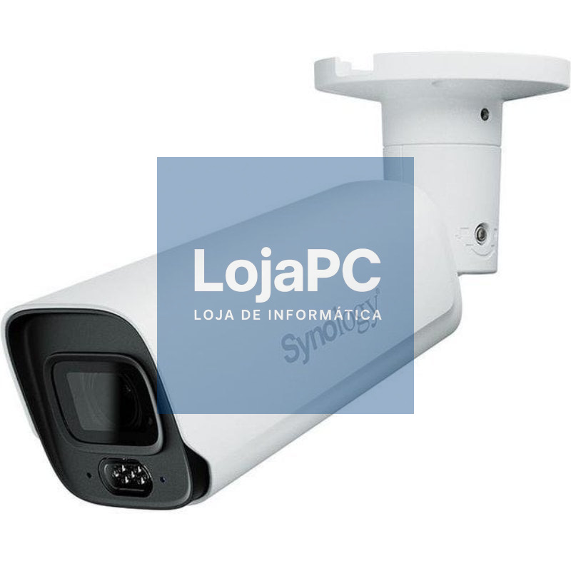 Câmara de Videovigilância Synology BC800Z/ 137º/ Visão Nocturna/ Control desde APP