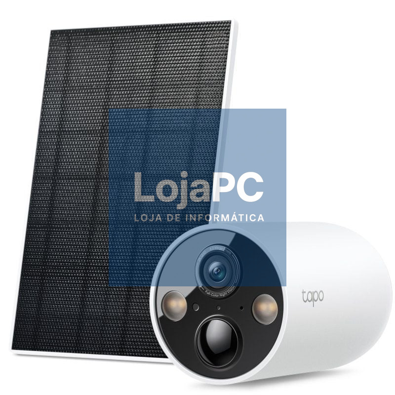 Câmara de Videovigilância TP-Link Tapo C425 KIT/ Visão Nocturna/ Control desde APP/ inclui Panel Solar