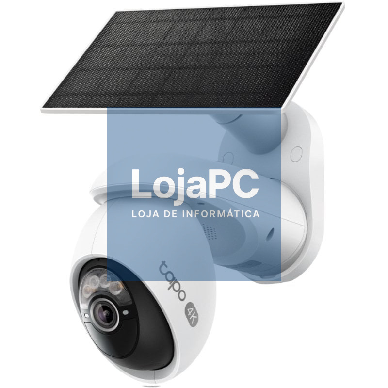 Câmara de Videovigilância TP-Link Tapo C660 Kit/ Visão Nocturna/ Control desde APP/ inclui Panel Solar