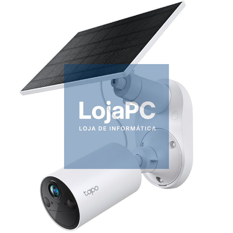 Câmara de Videovigilância TP-Link Tapo TC82 Kit/ Visão Nocturna/ Control desde APP/ inclui Panel Solar