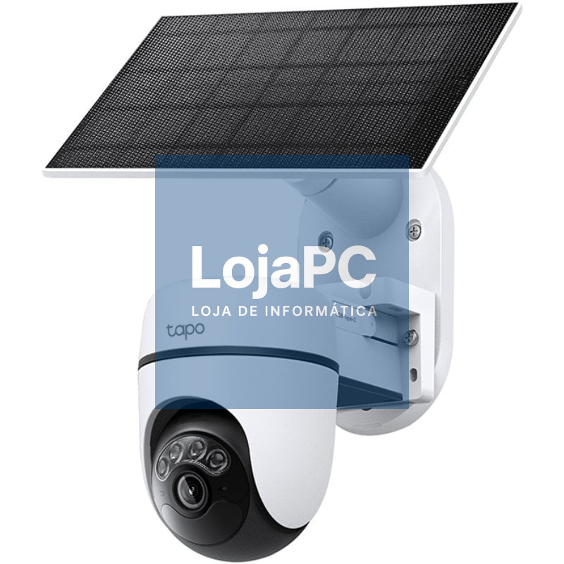 Câmara de Videovigilância TP-Link TC90 KIT/ Visão Nocturna/ Control desde APP/ inclui Panel Solar