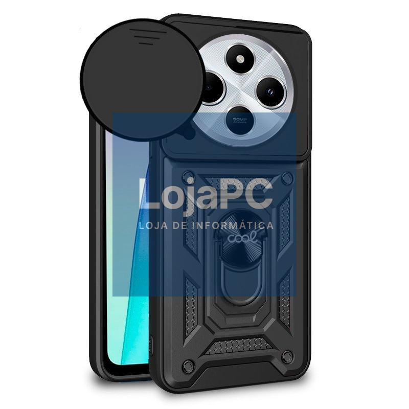 COOL Case for Xiaomi Redmi 14C / Poco C75 Hard Ring Black