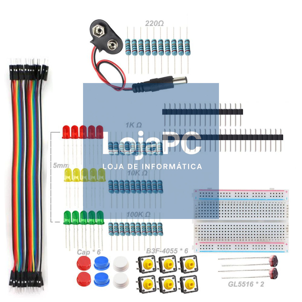 Kit Componentes P/ Arduino UNO R3