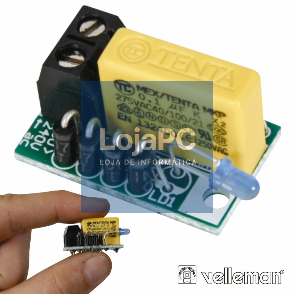 KIT LED P/ VOLTAGEM AC VELLEMAN
