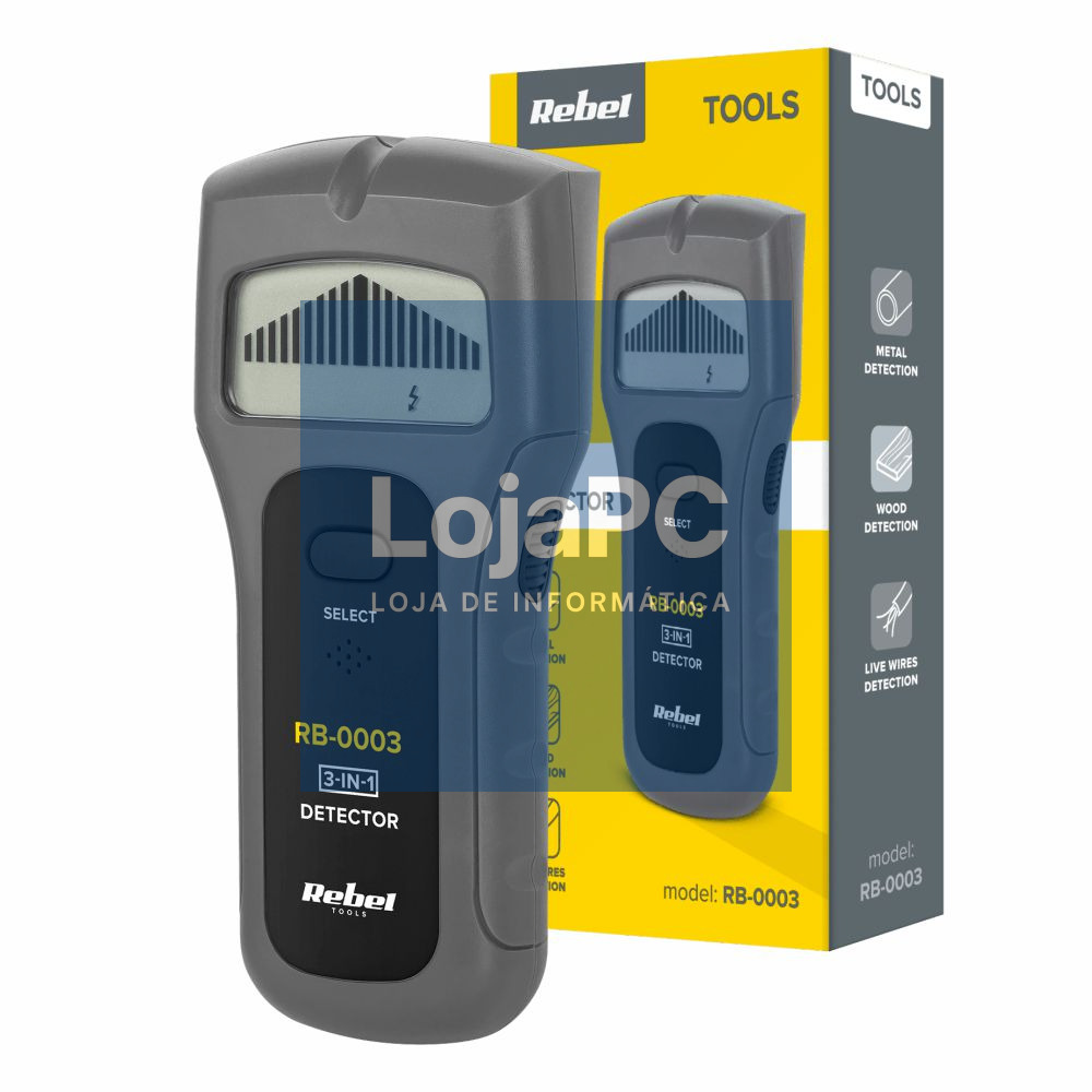 Detetor De Metais/Fios/Madeira
