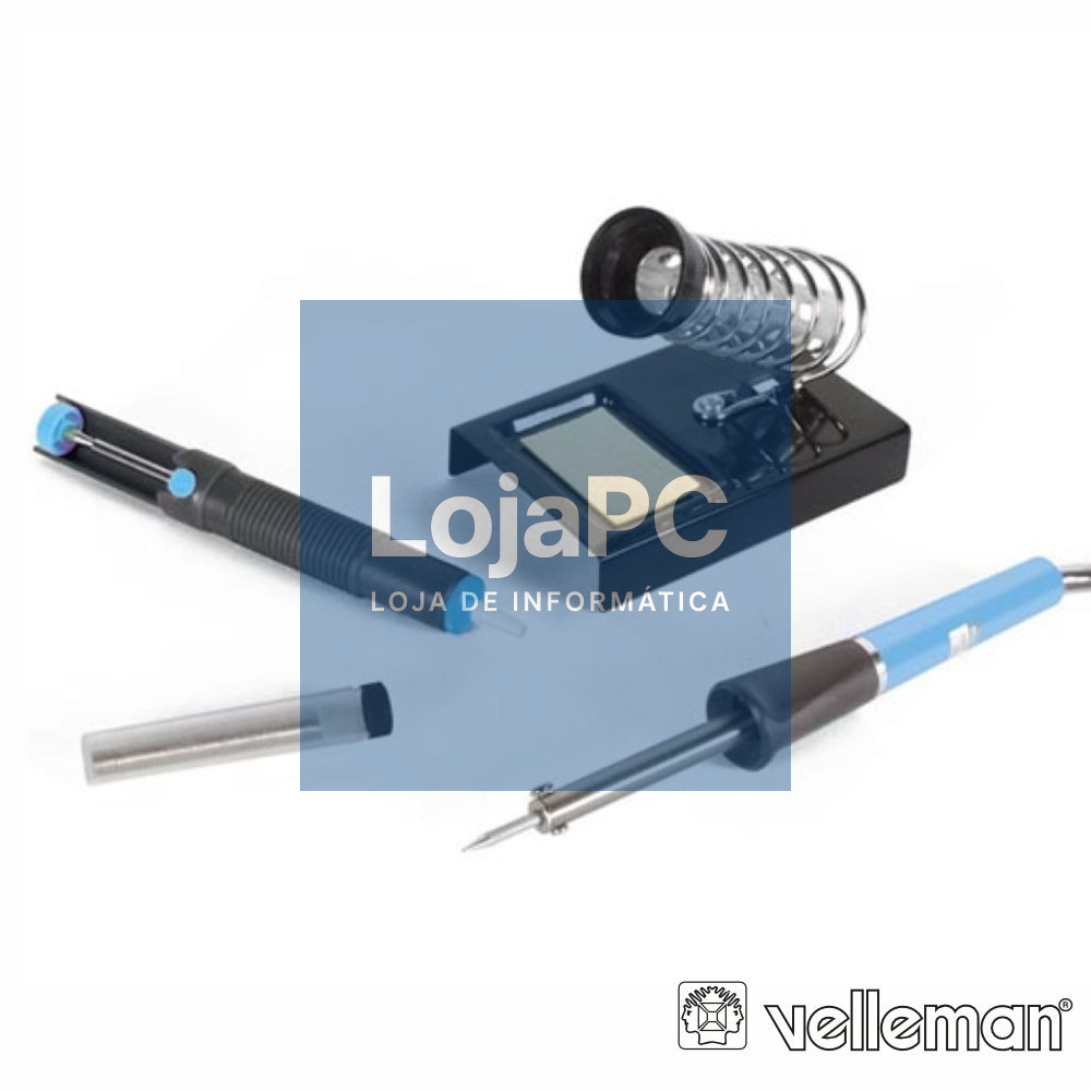 KIT SOLDADURA FERRO 25W DESSOLDADOR/SUPORTE/SOLDA