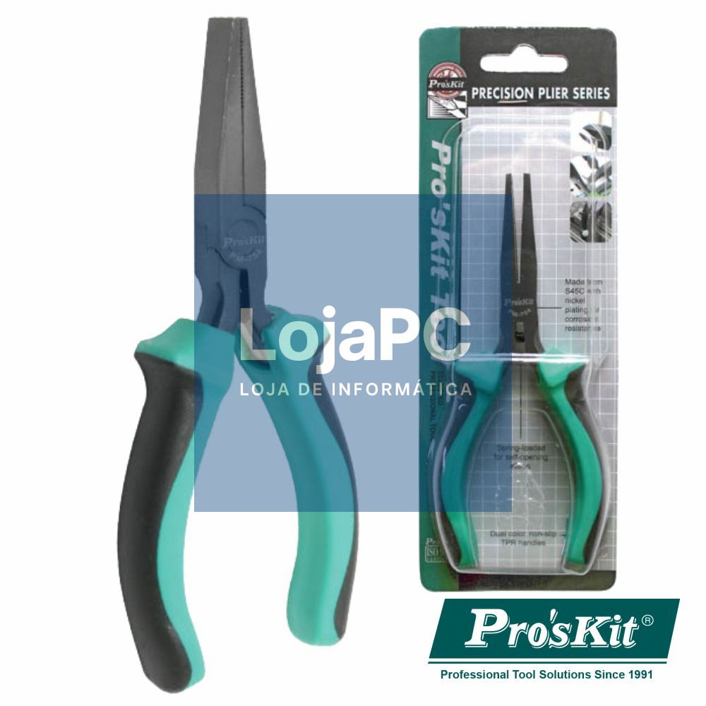 ALICATE DE PONTAS PLANAS 138MM PROSKIT