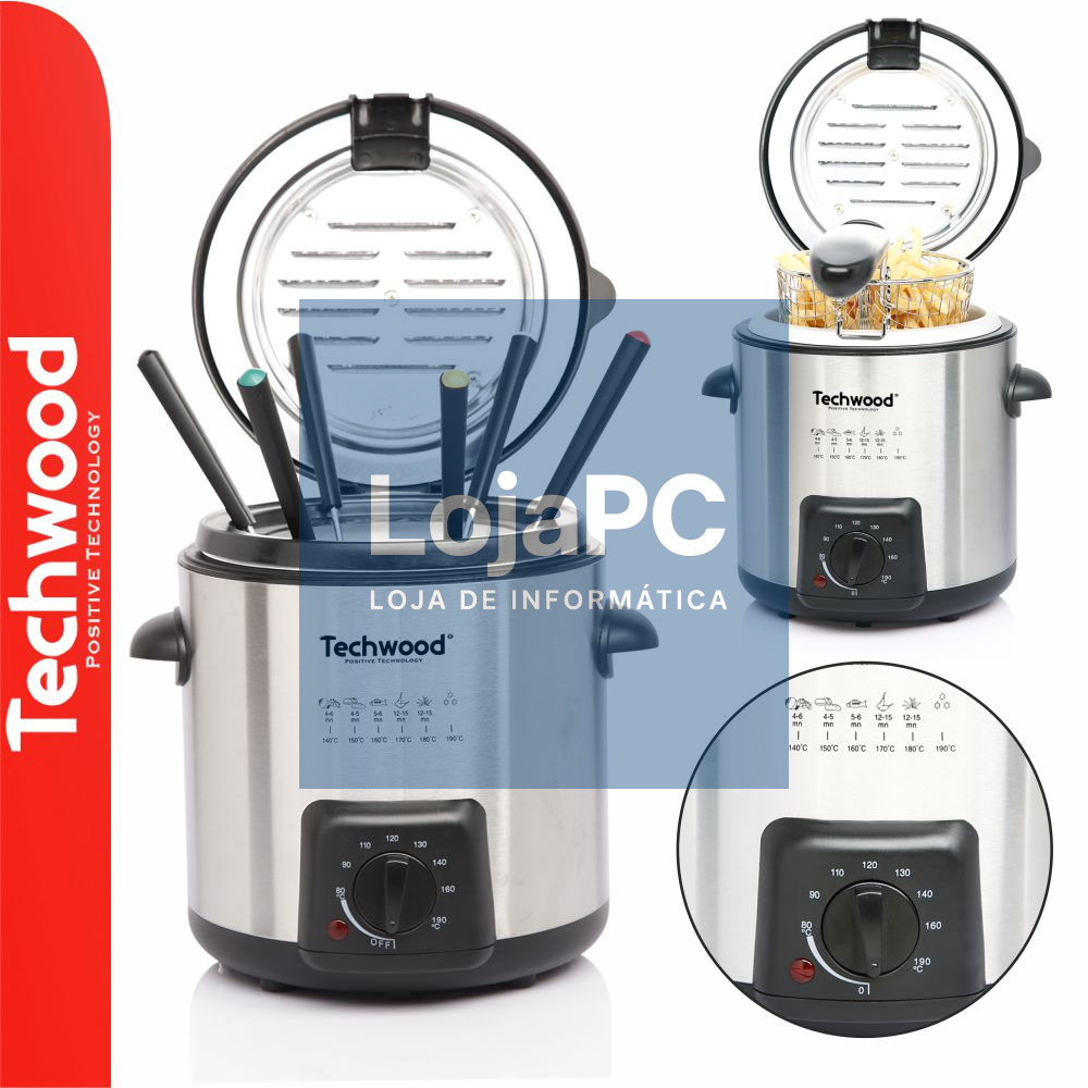 Fondue Elétrico C/ 6 Espetos 840W TECHWOOD