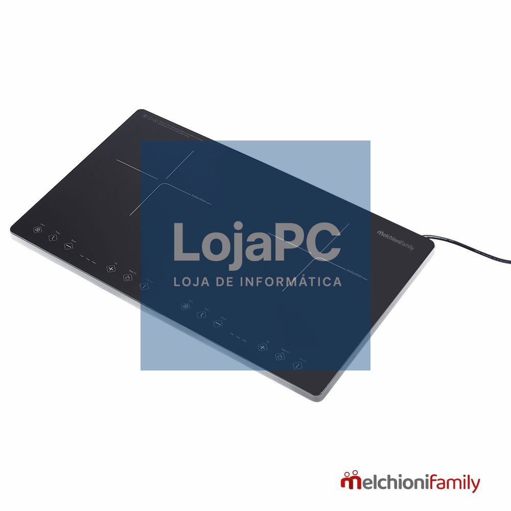 Placa de Indução Dupla Vitrocerâmica 2000W MelchioniFamily
