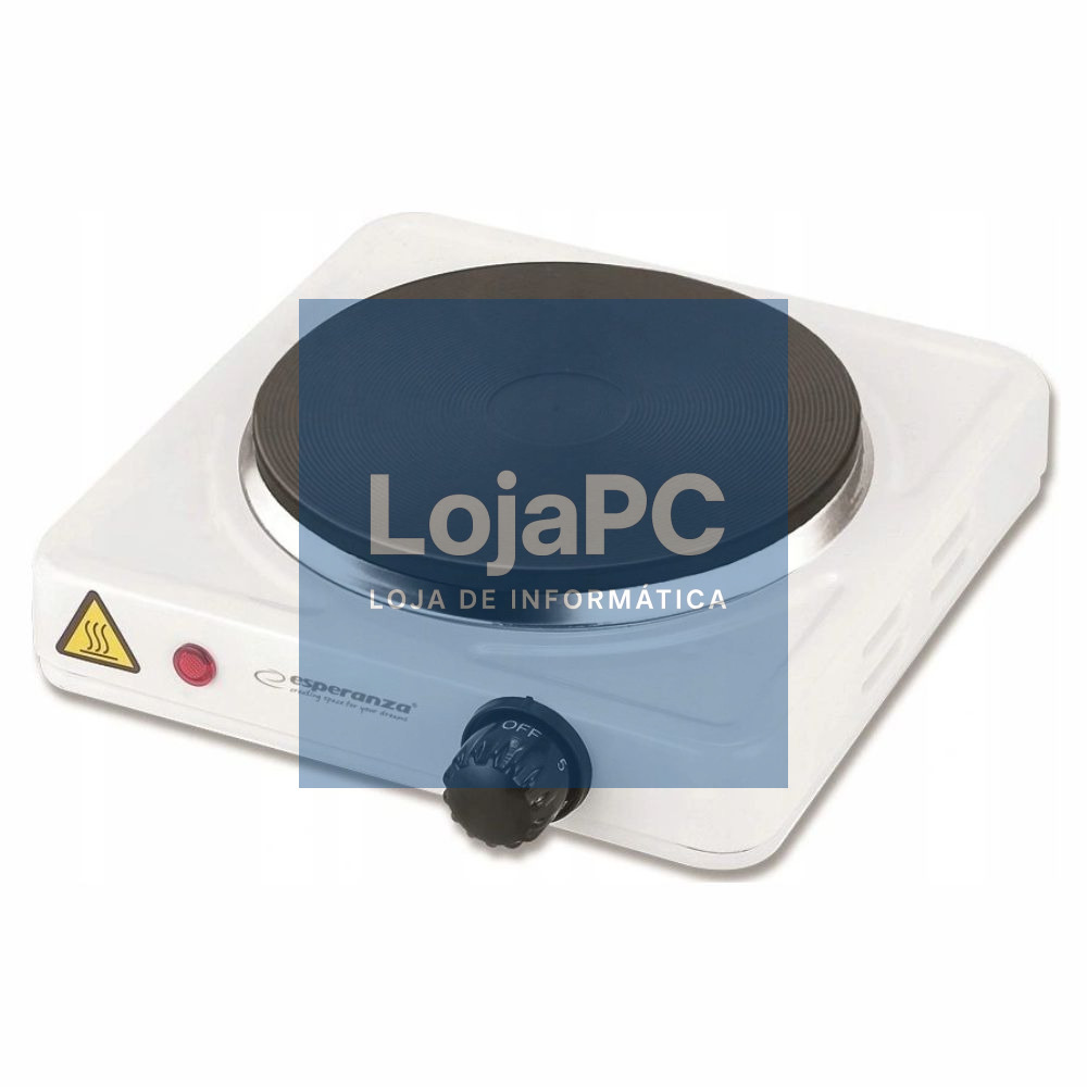 Fogão Elétrico 1 Placa Branco 1000W