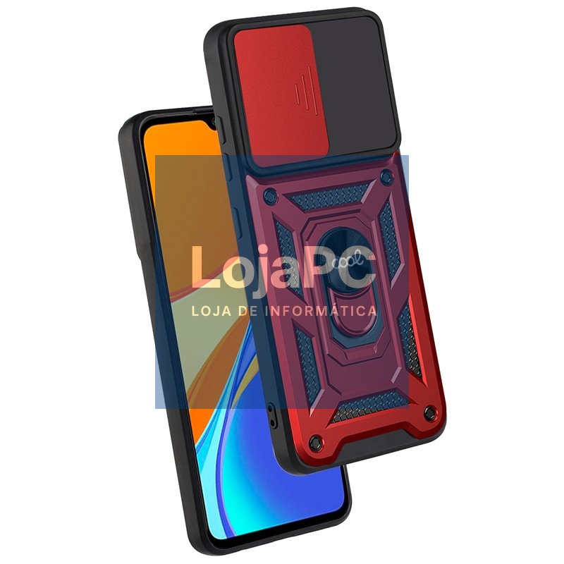 COOL Case for Xiaomi Redmi 9C / 10A Hard Ring Red — imagem 3
