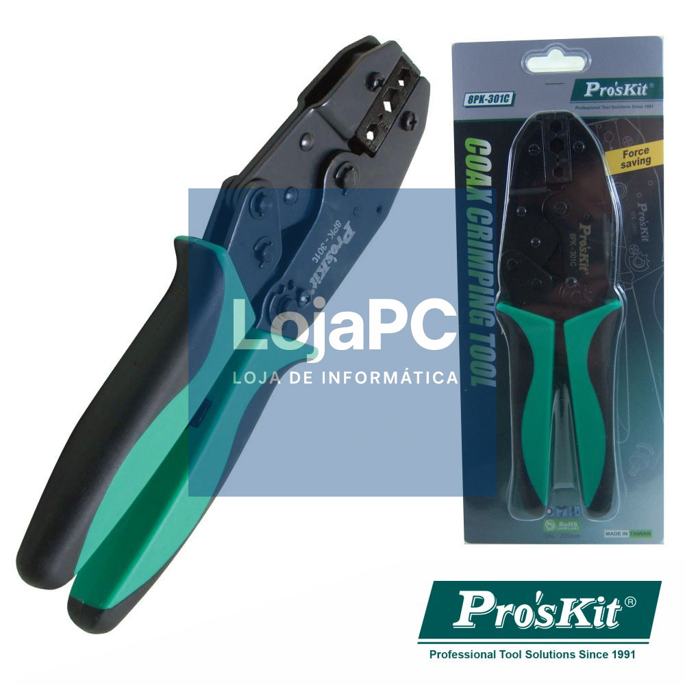 ALICATE DE CRAVAR FICHAS COAXIAIS RG PROSKIT