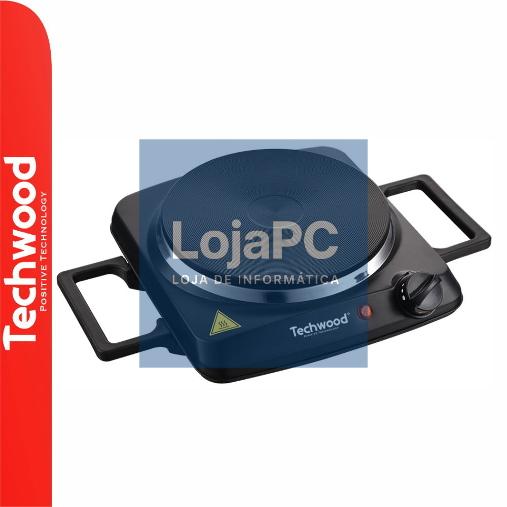 Fogão Elétrico 1 Placa 1500W Preto TECHWOOD