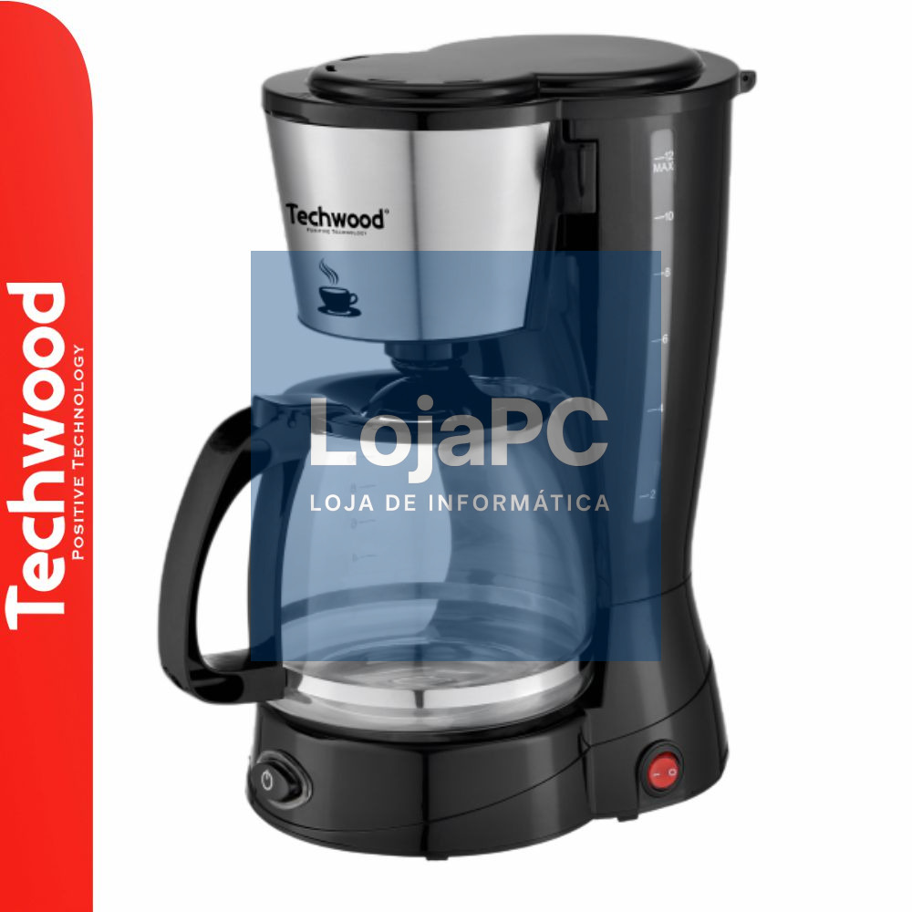 Cafeteira Elétrica C/ Jarro 1,5L  800W TECHWOOD