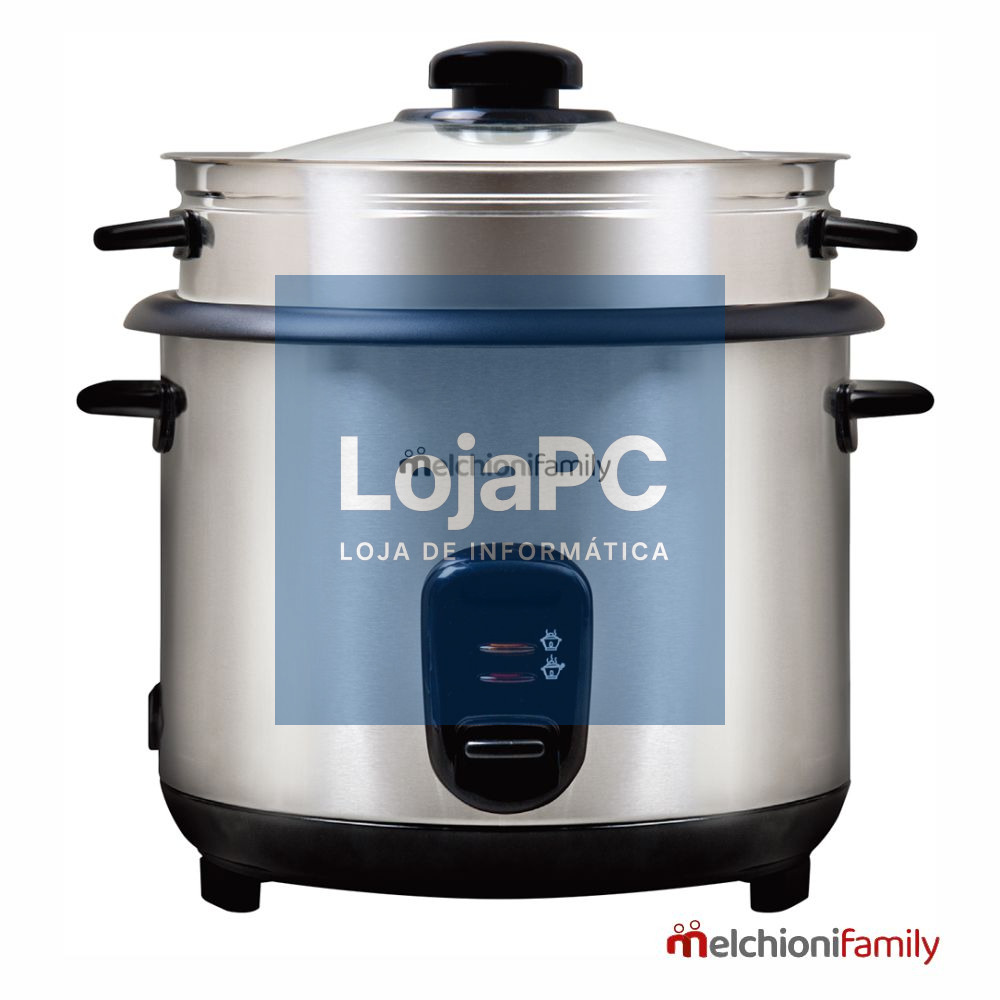 Panela Elétrica P/ Arroz 1.8L 800W Inox MelchioniFamily