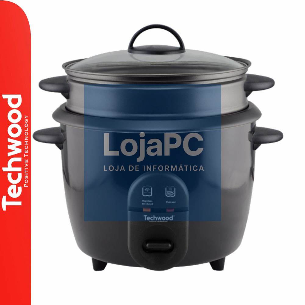 Panela Elétrica P/ Arroz 1,8L 700W Preto TECHWOOD