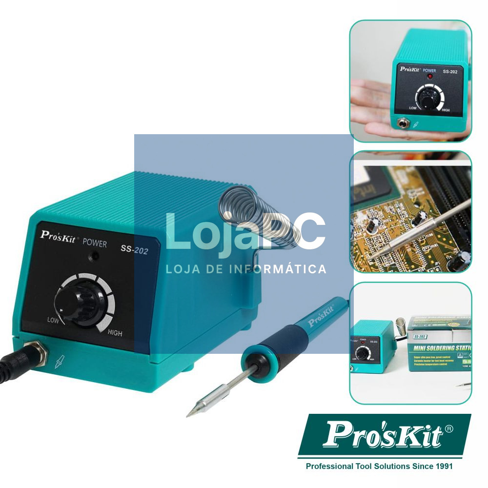 ESTAÇÃO DE SOLDAR REGULÁVEL100-450º PROSKIT