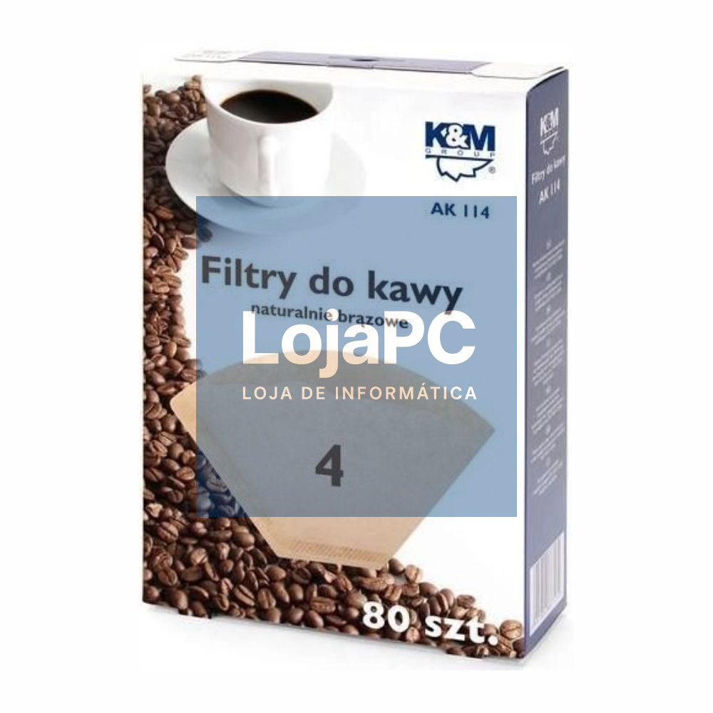 Filtros De Café 80pcs Tamanho 4