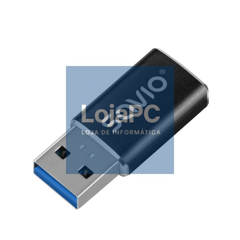 SAVIO AK-81 USB-C 3.1 USB-A 3.1 BLACK ADAPTER